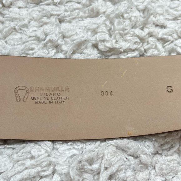 Brambilla Tan Suede Leather Western Metal Stone Ranch Southwestern Cowgirl S - Picture 4 of 6